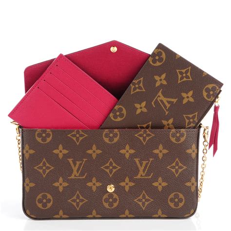 louis vuitton purse with chain|louis vuitton chain wallet felicie.